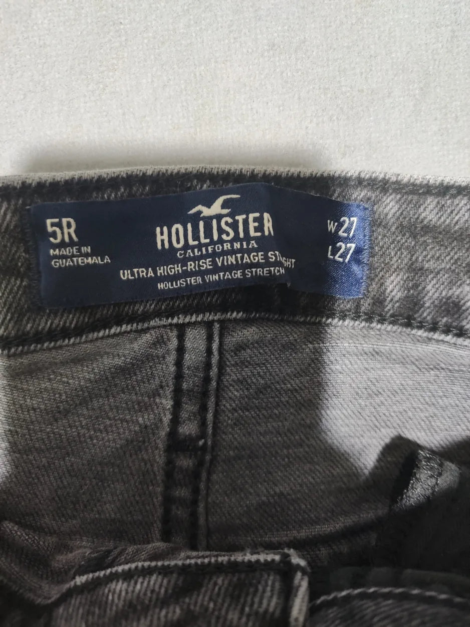 Hollister Women Cotton Gray Jeans S - additional view 2