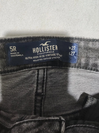 Hollister Women Cotton Gray Jeans S - additional view 2