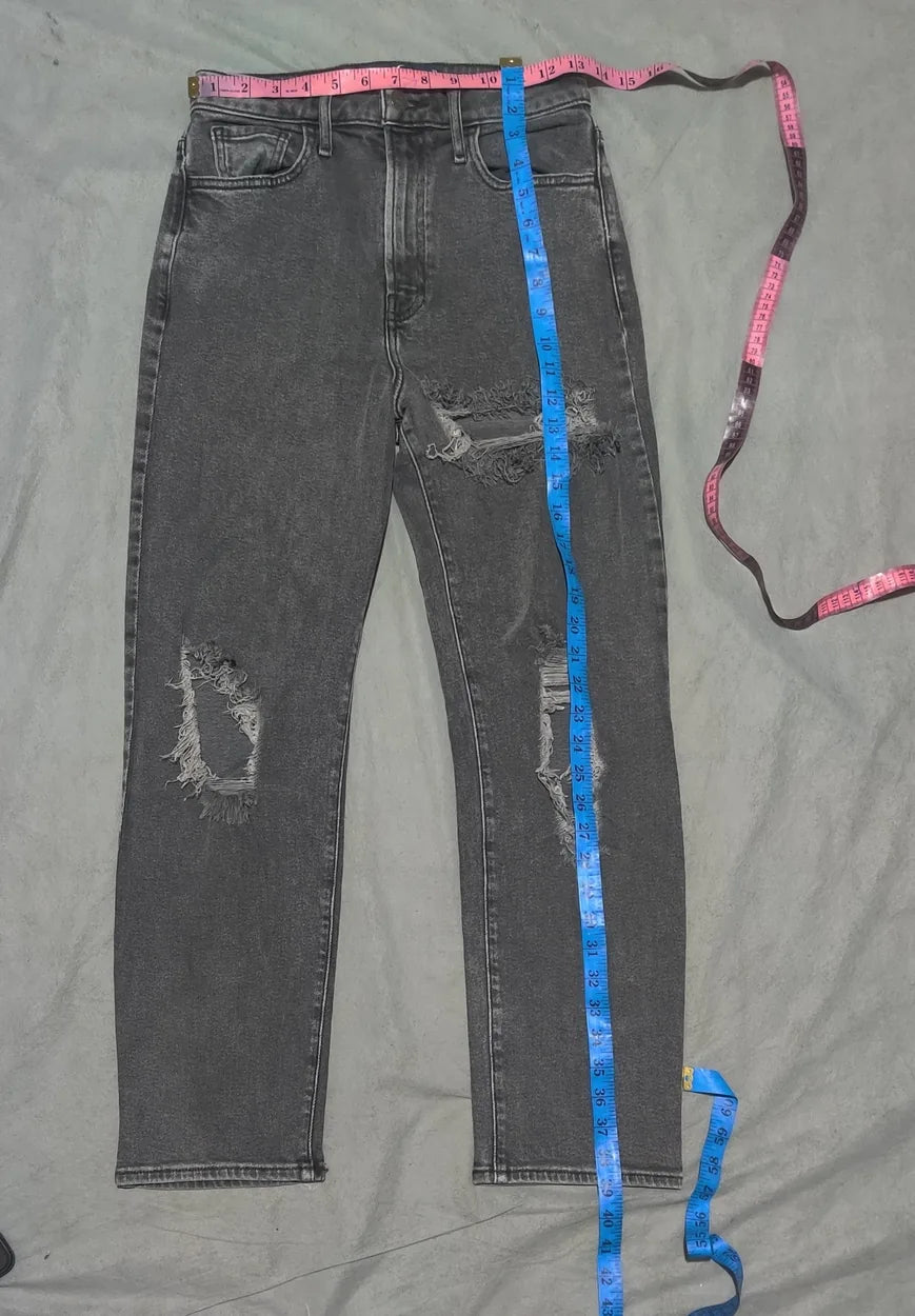 Hollister Women Cotton Gray Jeans S - additional view 4
