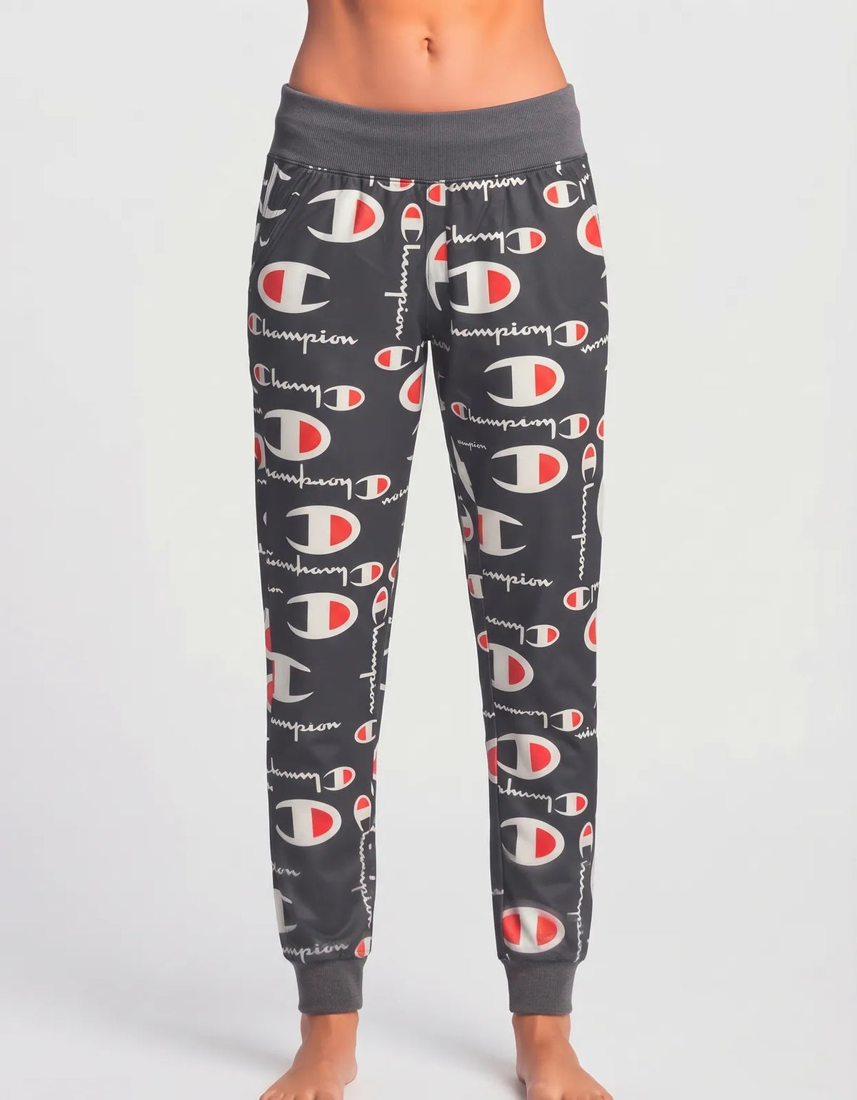 Champion Women Black Sport Winter Trouser - Preloved Ladies Trousers Pakistan - Summer Polyester - Size 26 to 28