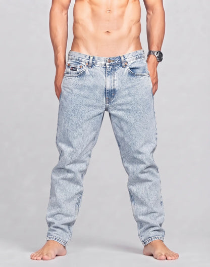 Chaps Men Cotton Light Blue Jeans L