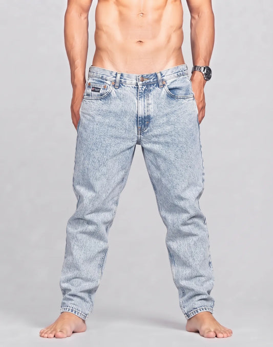 Chaps Men Cotton Light Blue Jeans L