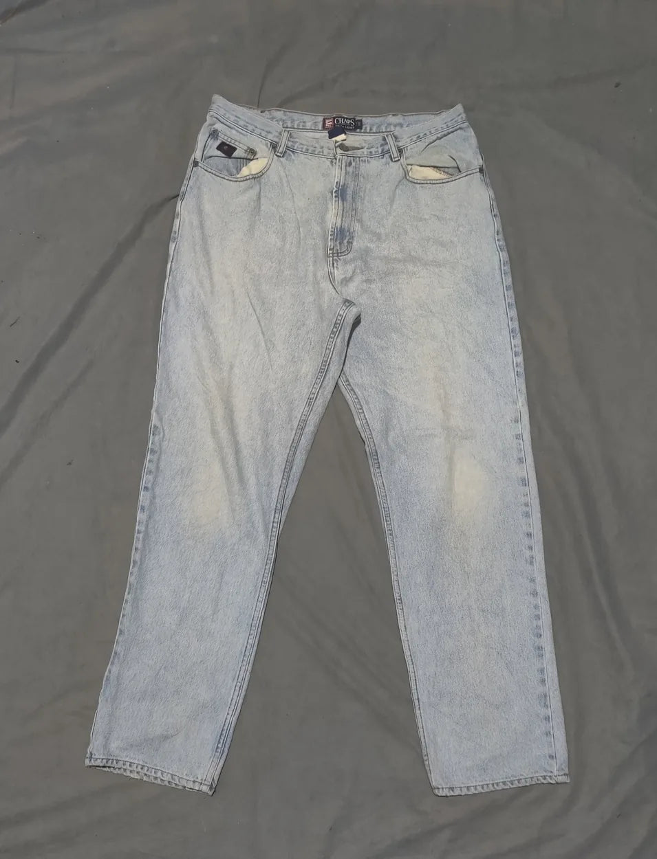 Chaps Men Cotton Light Blue Jeans L - additional view 3