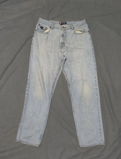Chaps Men Cotton Light Blue Jeans L - additional view 3
