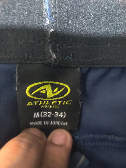 Athletic Works Men Sports Polyester Charcoal Trackpants M - additional view 2