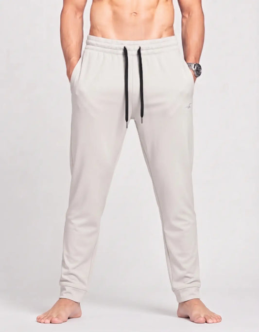 Bcg Men Sports Polyester Beige Trackpants L