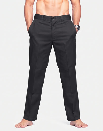 Tommy Hilfiger Men Cotton Black Chinos L