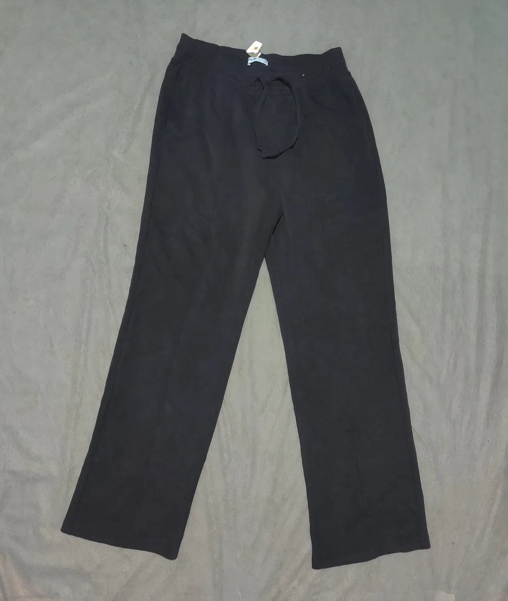 FLX Women Sports Polyester Black Trackpants L - additional view 3