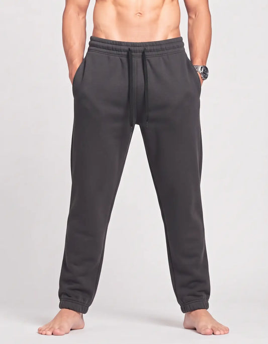 Aeropostale Men Sports Cotton Charcoal Trackpants M