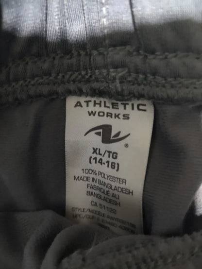 Athletic Works Men Sports Polyester Gray Trackpants S - additional view 2