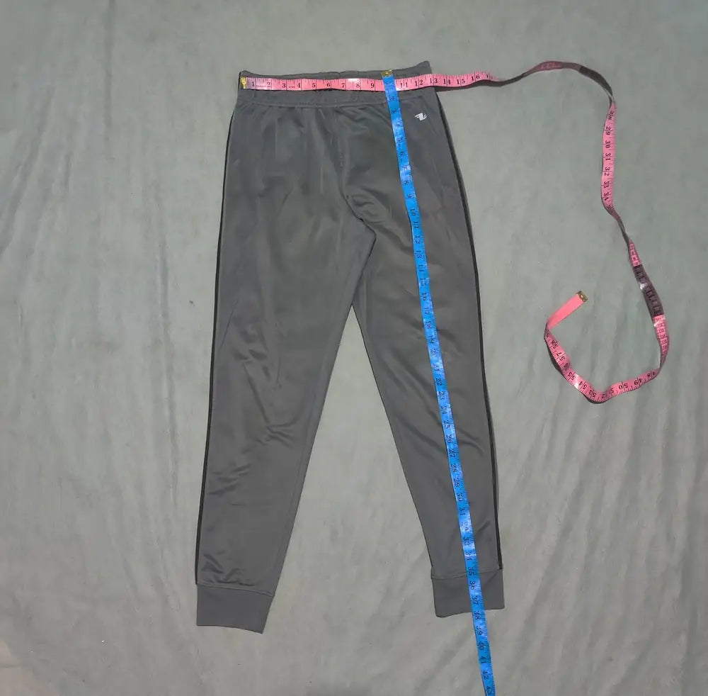Athletic Works Men Sports Polyester Gray Trackpants S - additional view 4