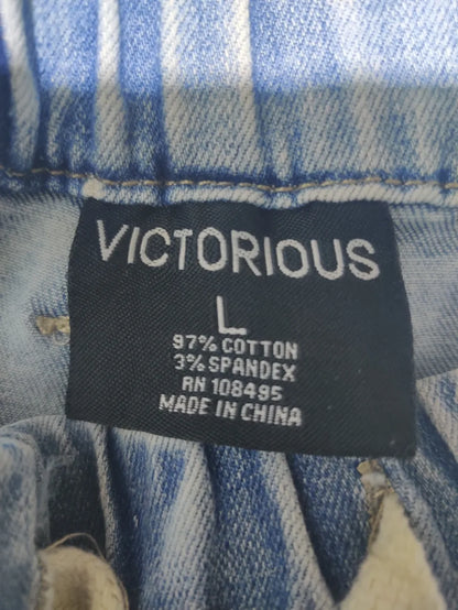Victorious Men Cotton Light Blue Joggers L - additional view 2