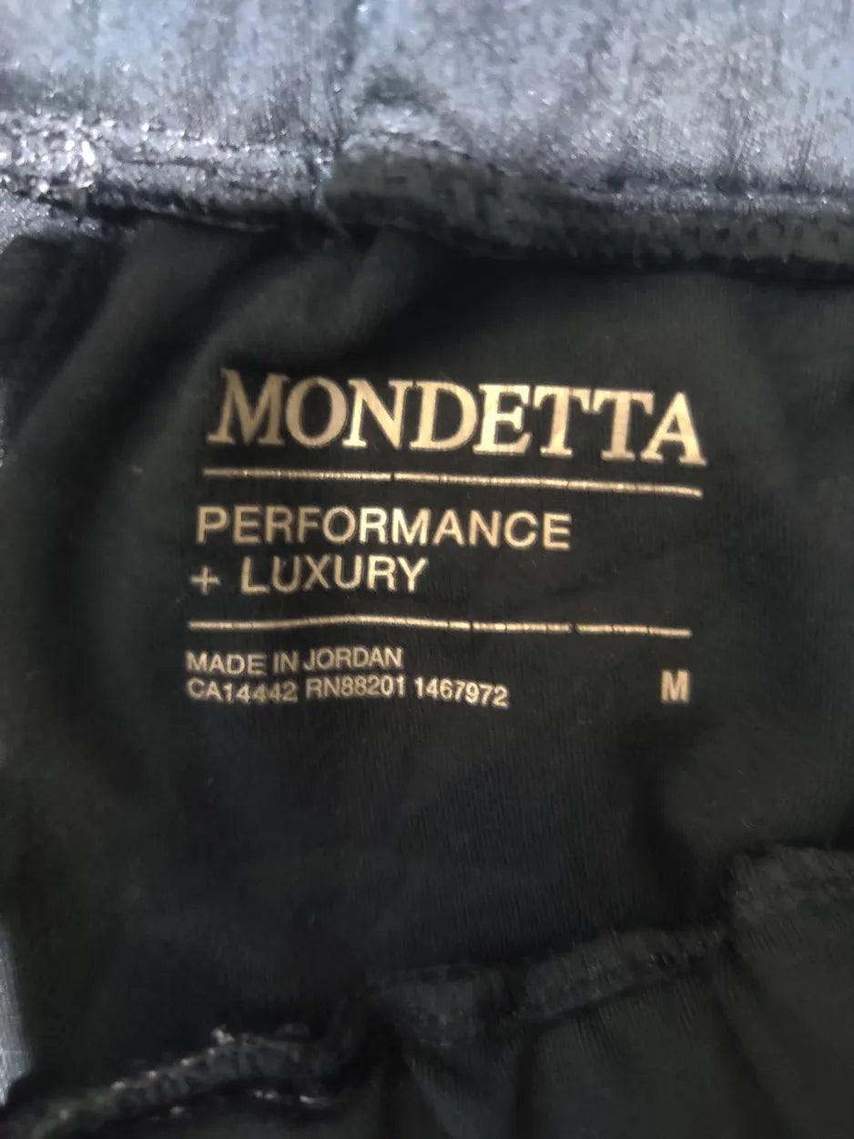Mondetta Women Sports Polyester Black Trackpants M - additional view 2
