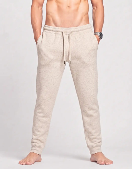 Bottomline Men Sports Polyester Beige Trackpants M