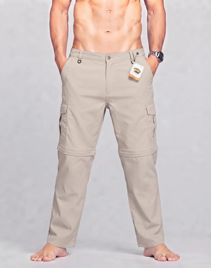 Whiskey River Men Nylon Beige Cargo Pants XL