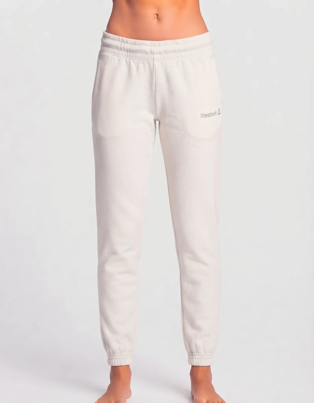 Reebok Women Cotton Cream Winter Trousers M
