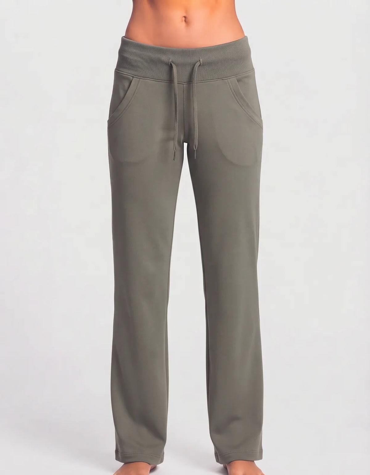 Sport Tek Women Polyester Olive Winter Trousers XS