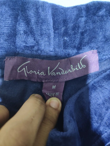 Gloria Vanderbilt Women Navy Sport Trouser - Preloved Ladies Trousers Pakistan - Summer Polyester - Size 32 to 34 - Photo 2