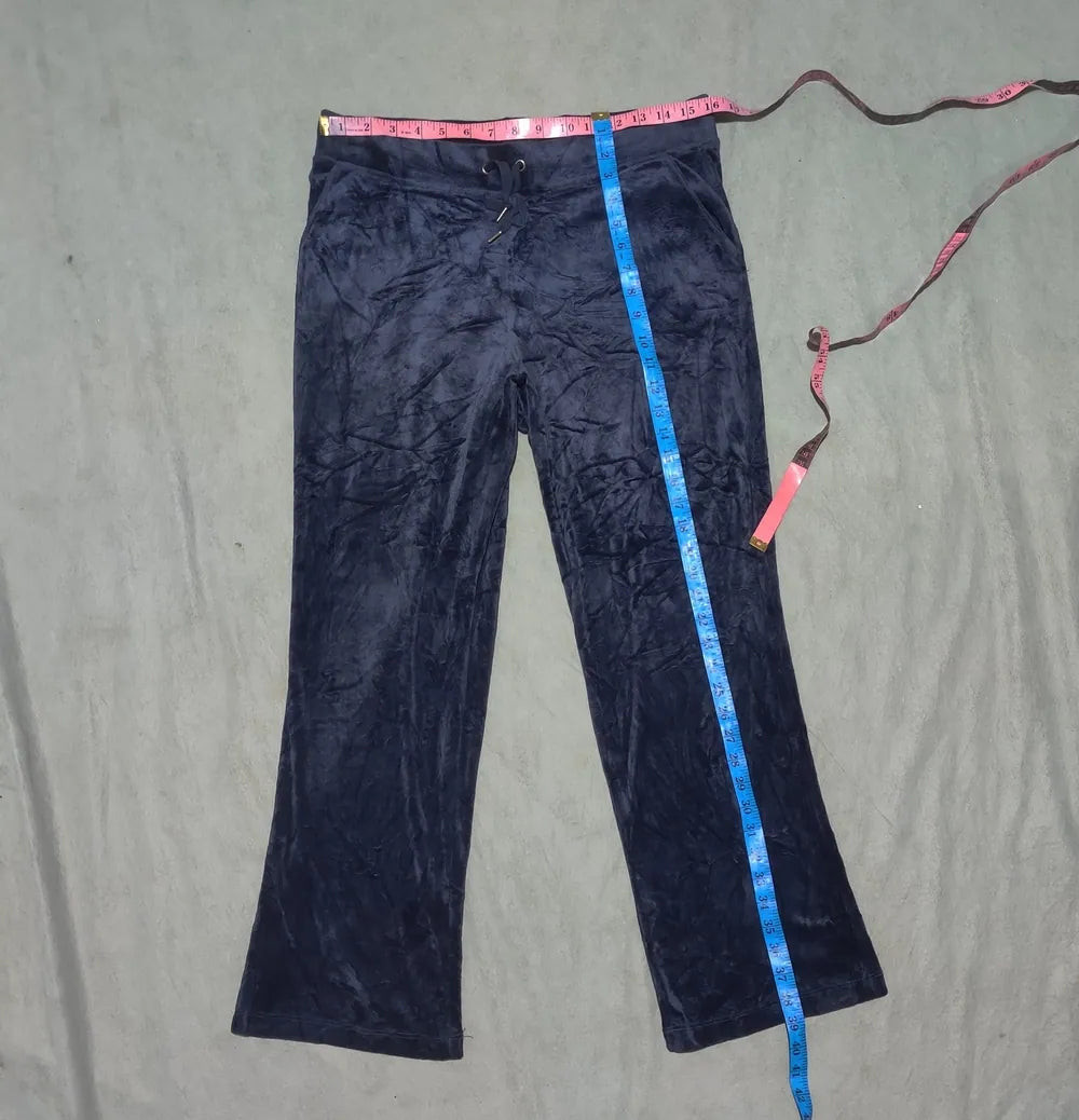 Gloria Vanderbilt Women Navy Sport Trouser - Preloved Ladies Trousers Pakistan - Summer Polyester - Size 32 to 34 - Photo 4