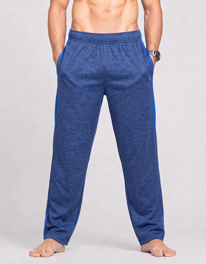 Xersion Men Sports Polyester Blue Trackpants XL