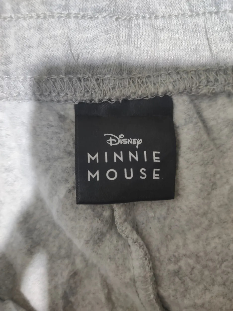 Disney Women Cotton Light Grey Black Winter Trousers XL - additional view 2
