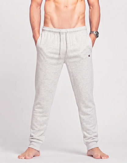 Champion Men Sports Polyester Gray Trackpants S