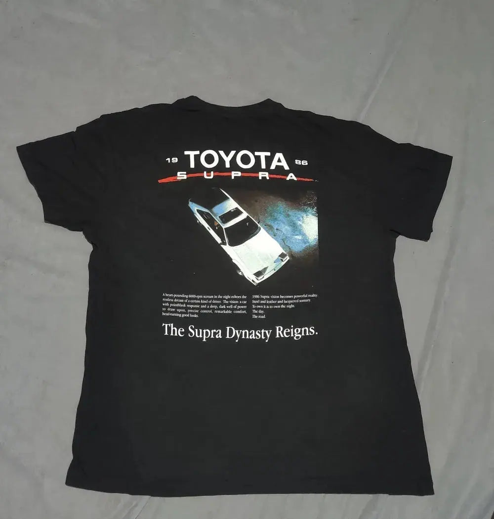Toyota Men Cotton Black T Shirt XL – Preloved Labels (view 4)