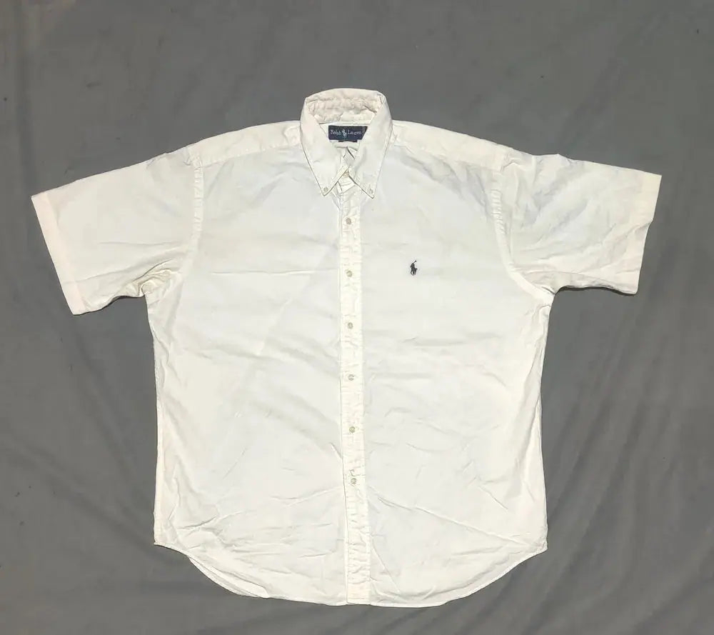 Polo Ralph Lauren Men Cotton White  Shirt L – Preloved Labels (view 2)