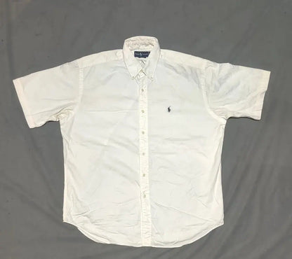 Polo Ralph Lauren Men Cotton White  Shirt L – Preloved Labels (view 2)