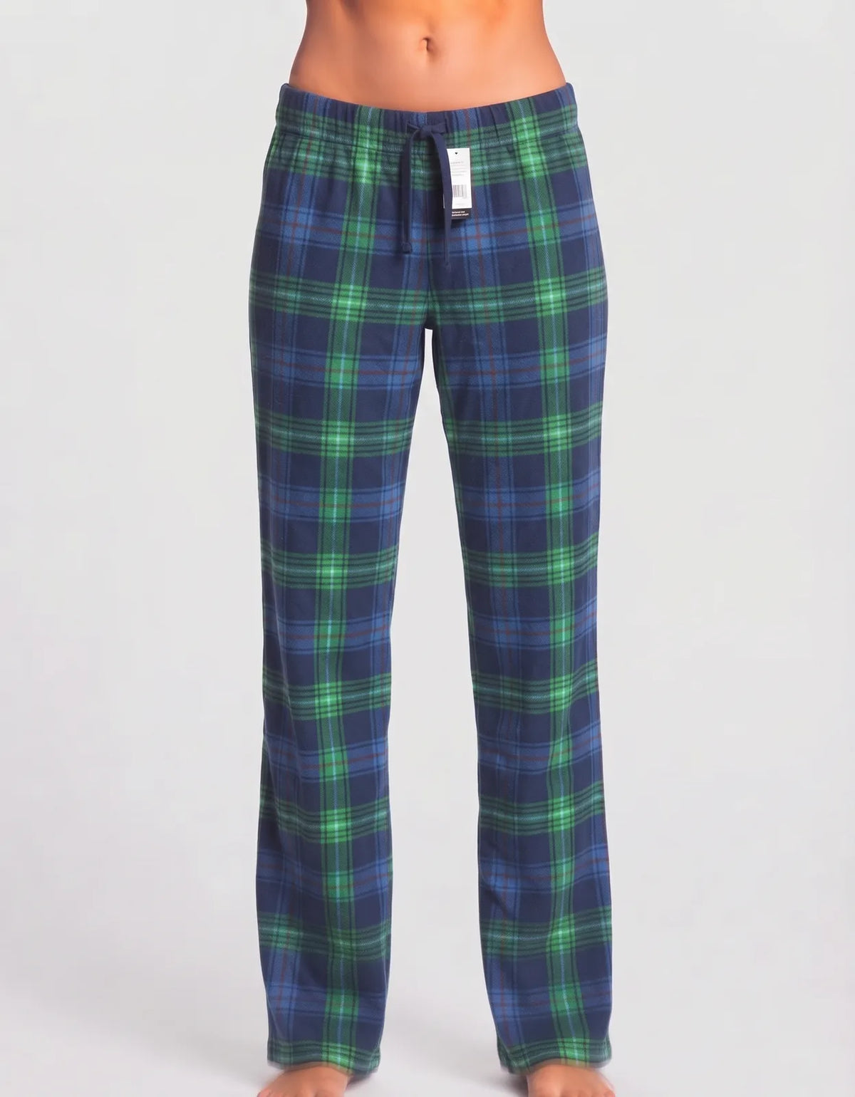 Wondershop Women Polyester Navy Blue Green Winter Trousers XL