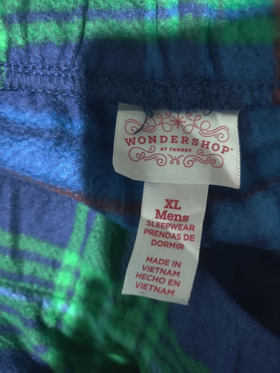 Wondershop Women Polyester Navy Blue Green Winter Trousers XL - additional view 2