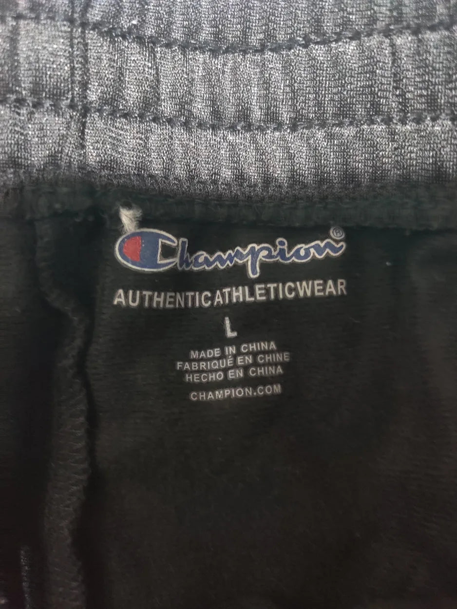 Champion Women Sports Polyester Black Trackpants L - additional view 2