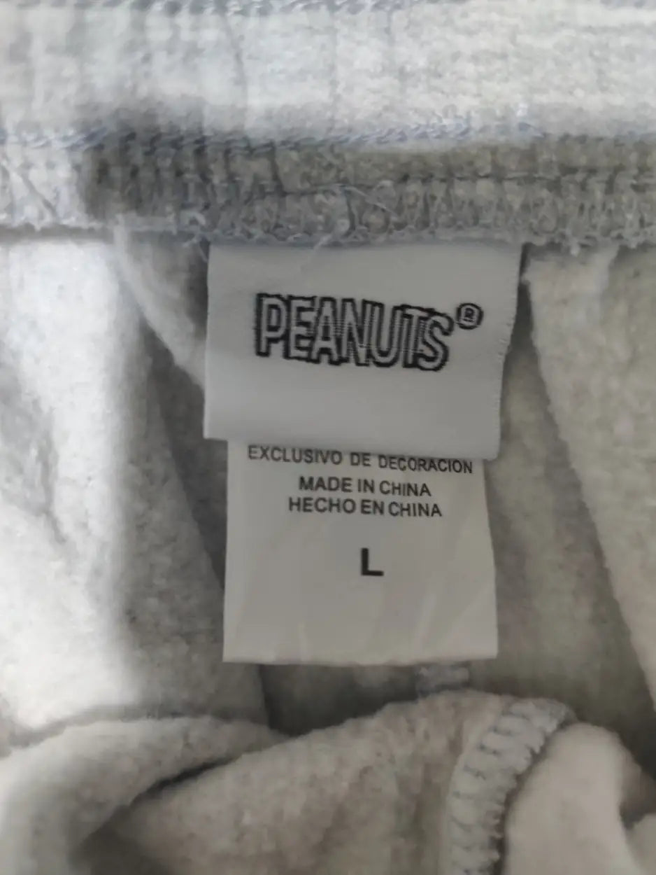 Peanuts Men Cotton Gray Winter Trousers L - additional view 2
