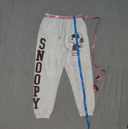 Peanuts Men Cotton Gray Winter Trousers L - additional view 4