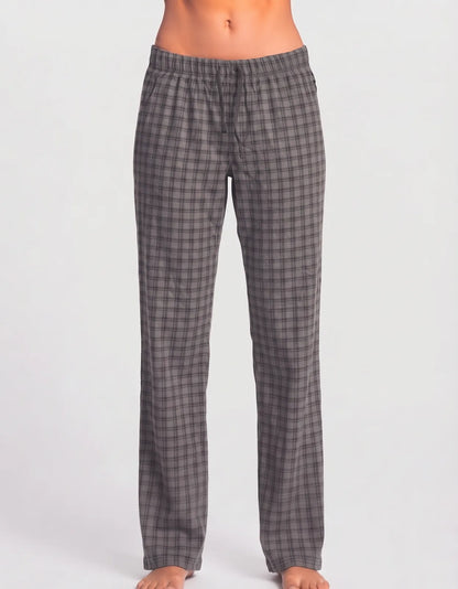 Kenneth Cole Women Sports Polyester Grey Dark Grey Trackpants L