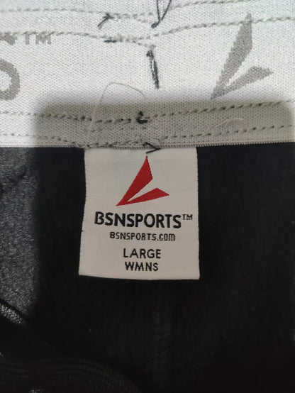 BSN Men Sports Polyester Black Trackpants L - additional view 2