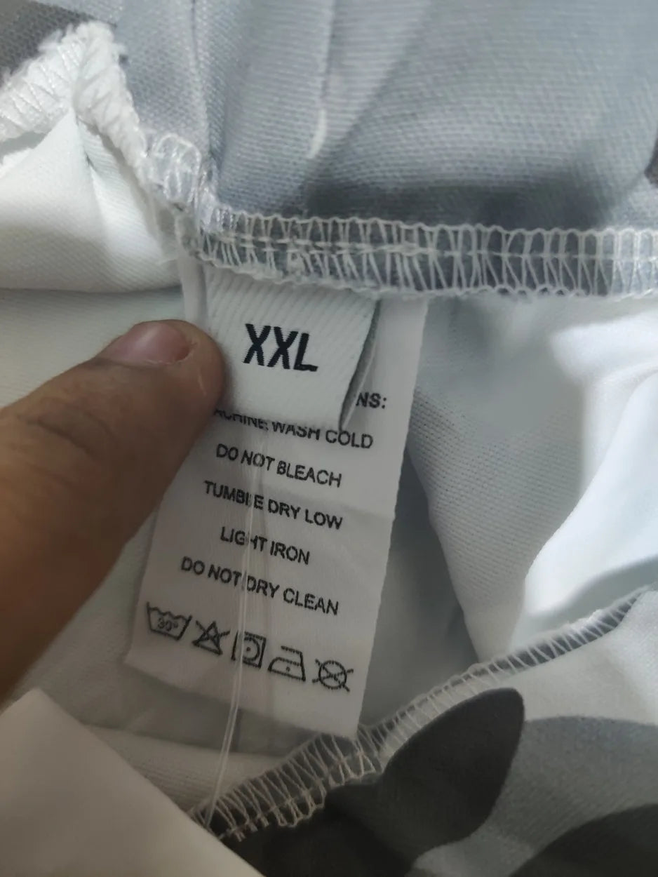 Preloved Women Sports Polyester Grey White Black Trackpants 2XL - additional view 2