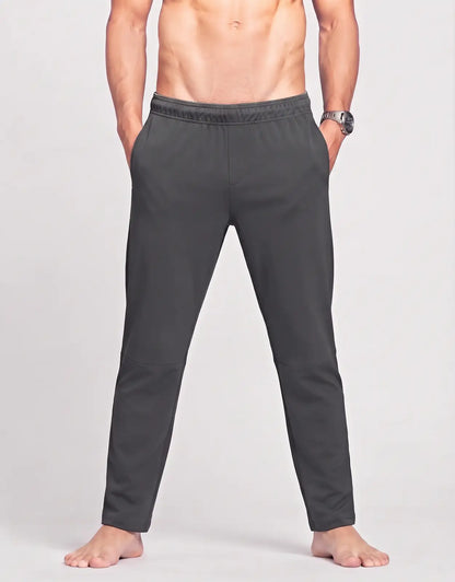 All In Motion Men Sports Polyester Charcoal Trackpants L