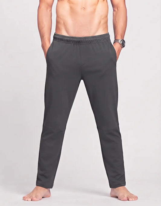 All In Motion Men Sports Polyester Charcoal Trackpants L