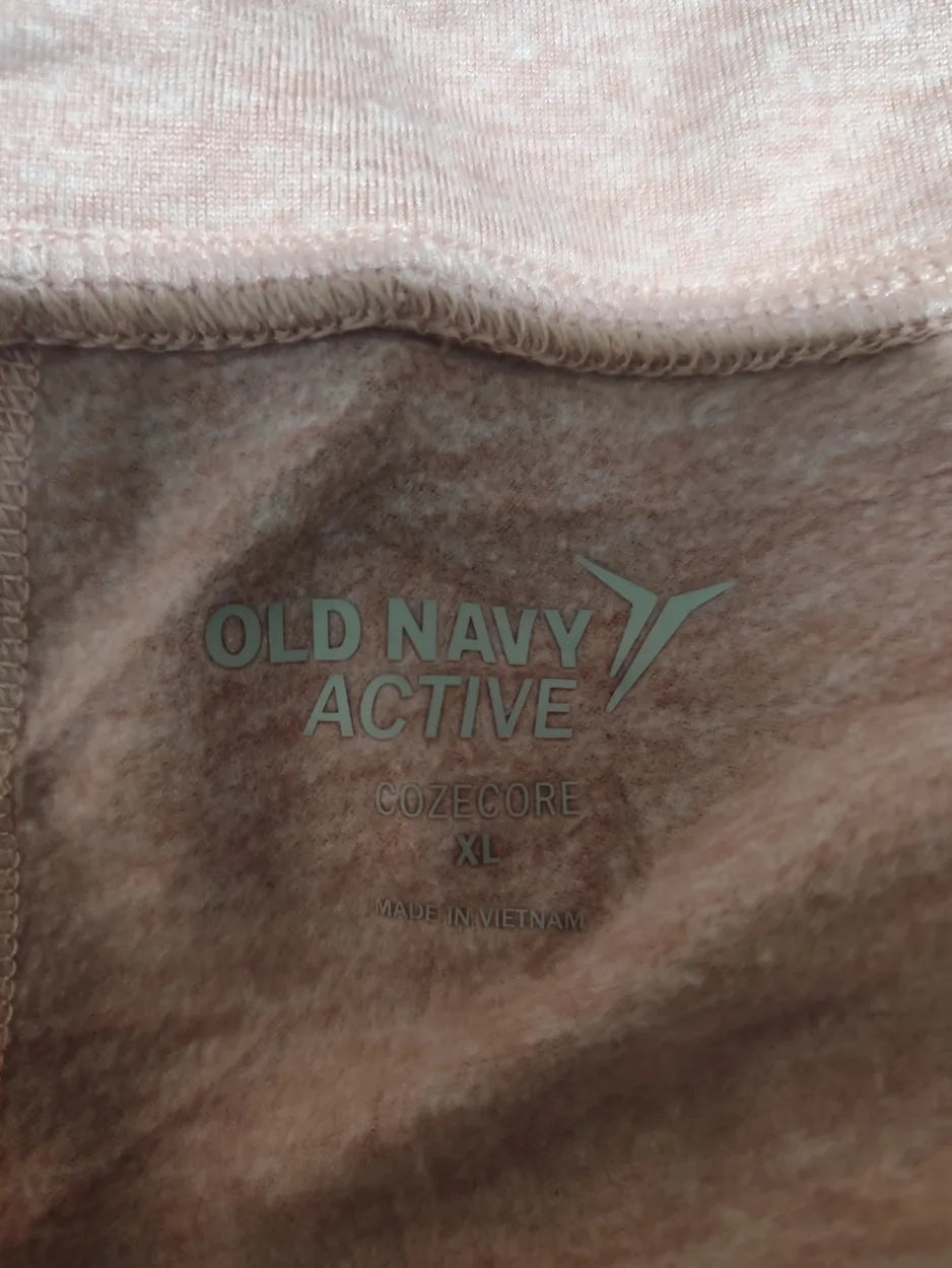 Old Navy Women Sports Polyester Light Pink Trackpants XL - additional view 2