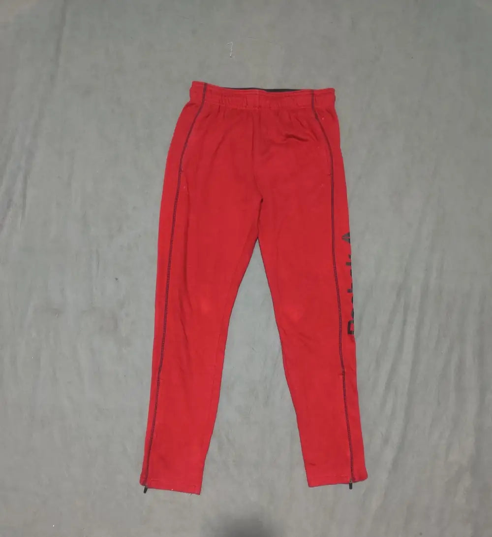 Reebok Men Sports Cotton Red Trackpants S - additional view 3