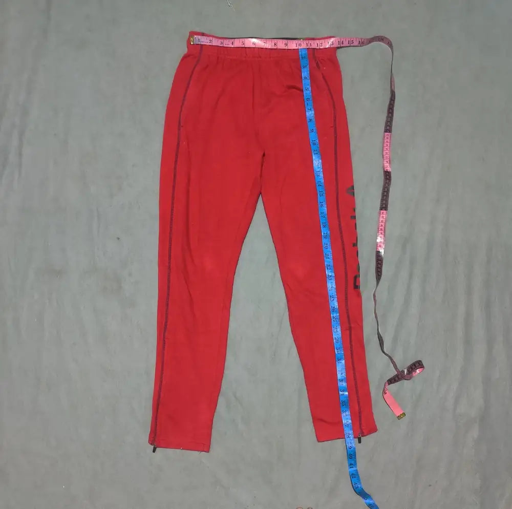 Reebok Men Sports Cotton Red Trackpants S - additional view 4
