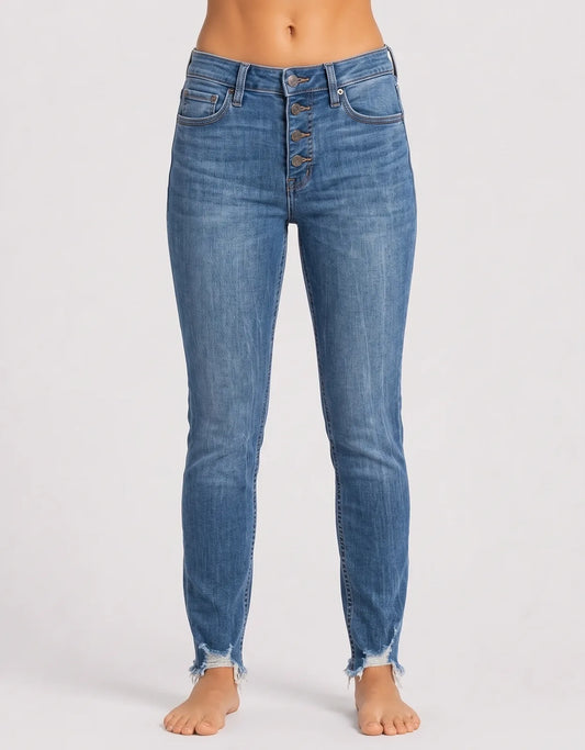 Hollister Women Cotton Blue Jeans M