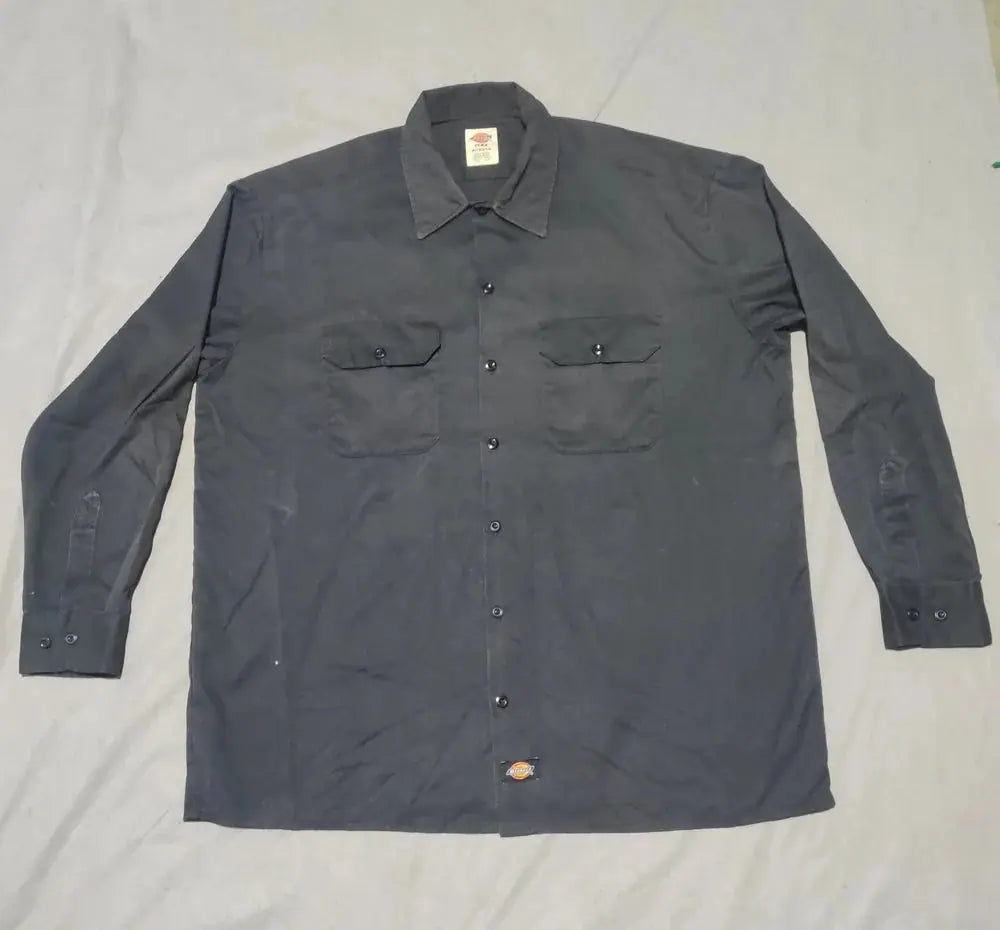 Dickies Men Cotton Black Shirt XL – Preloved Labels (view 2)
