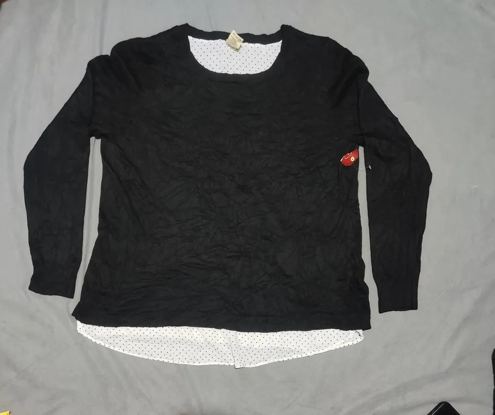 Faded Glory Women Rayon Black Sweater XL – Preloved Labels (view 3)