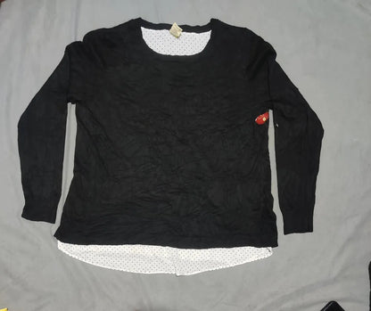 Faded Glory Women Rayon Black Sweater XL – Preloved Labels (view 3)