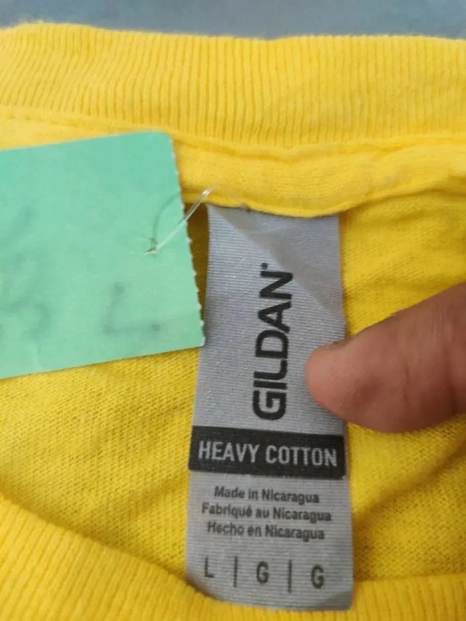 Gildan Men Cotton Yellow T Shirt L – Preloved Labels (view 3)