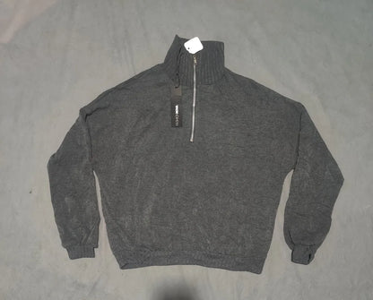 Fashion Nova Women Polyester Gray Sweatshirt XL – Preloved Labels (view 3)