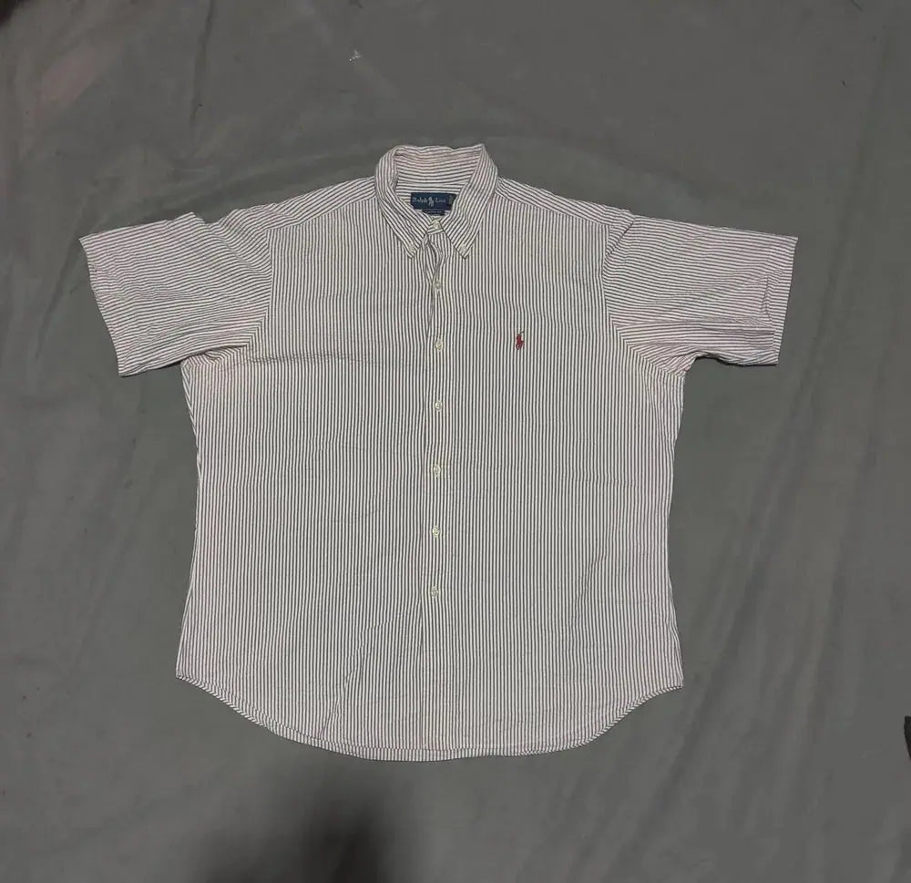 Polo Ralph Lauren Men Cotton Purple Shirt XL – Preloved Labels (view 2)
