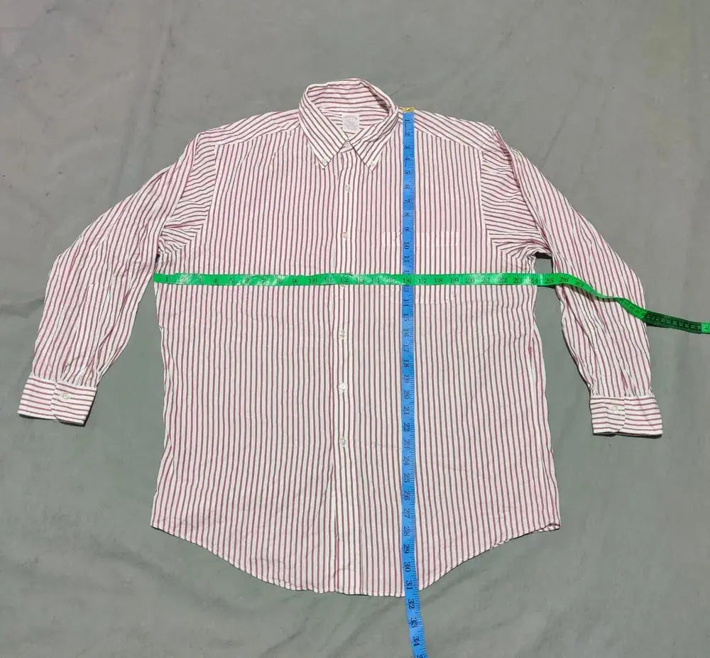 Aroors Brothers Men Cotton Red Shirt L – Preloved Labels (view 4)